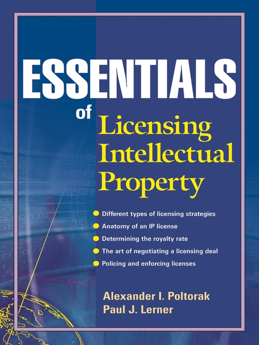 Title details for Essentials of Licensing Intellectual Property by Alexander I. Poltorak - Wait list
